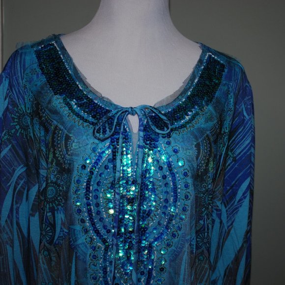 Fabulous NWOT Sequined Tunic - Picture 4 of 4